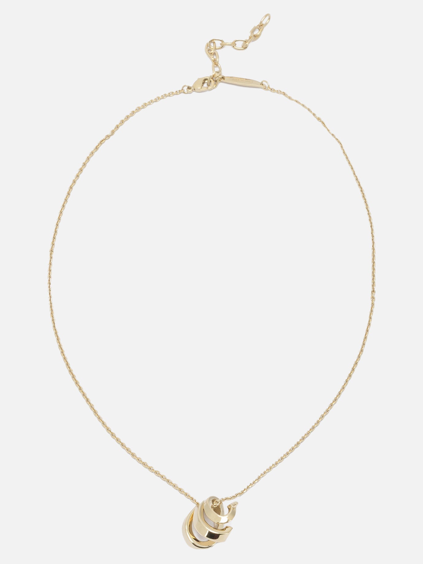 Triplo Gancini Necklace Salvatore ferragamo – Гарантія оригінальності – вид ззаду