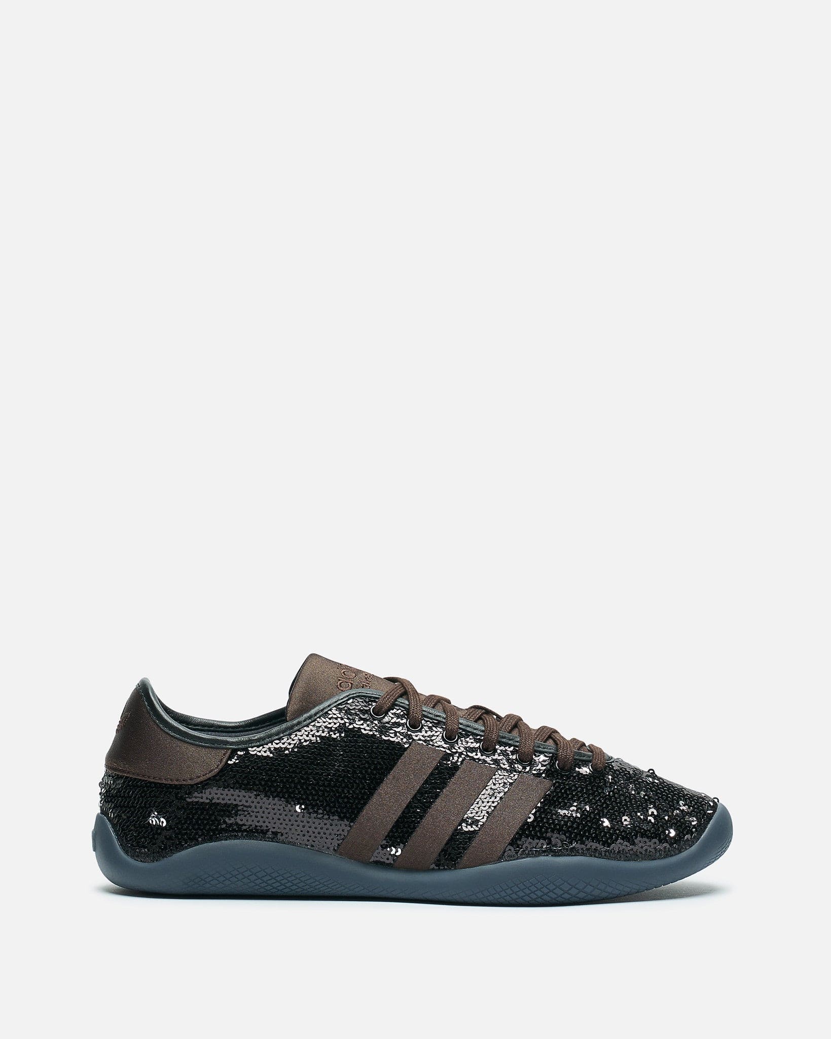 Wales Bonner Karintha Sequin Lo In Dark Brown Adidas оригінал – Купити в Україні – боковий вид - ADIDAS