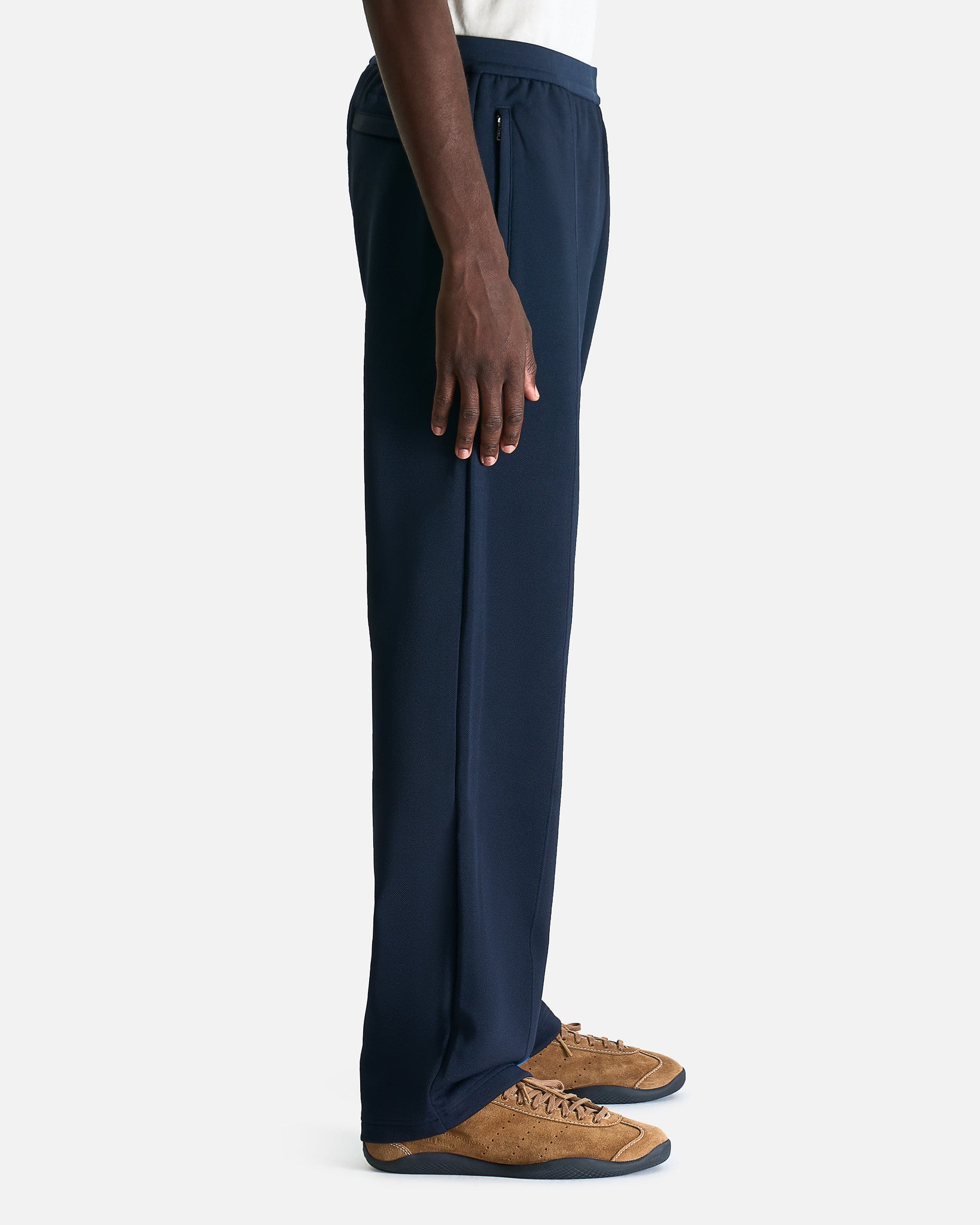 Wales Bonner Pique Track Pants In Night Navy Adidas оригінал – Купити в Україні – вид ззаду - ADIDAS
