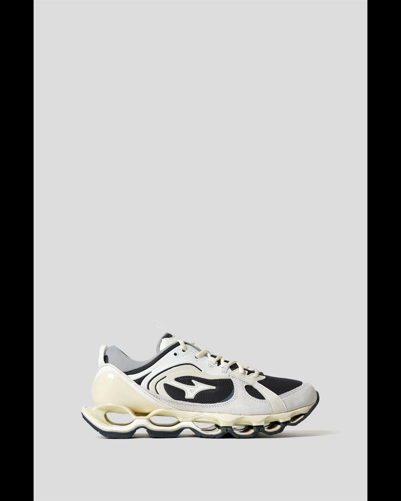 BG_REMOVED_CATALOG_WAVE PROPHECY BETA 2 SNEAKERS DARK SHADOW, WHITE AND SNOW WHITE - MIZUNO
