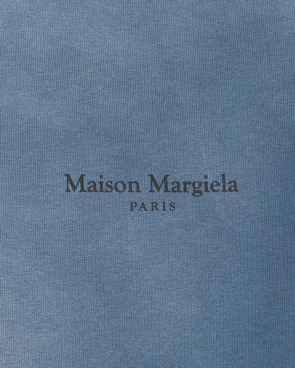 Weathered Hoodie In Slate Blue Maison margiela – Гарантія оригінальності – збільшений вид