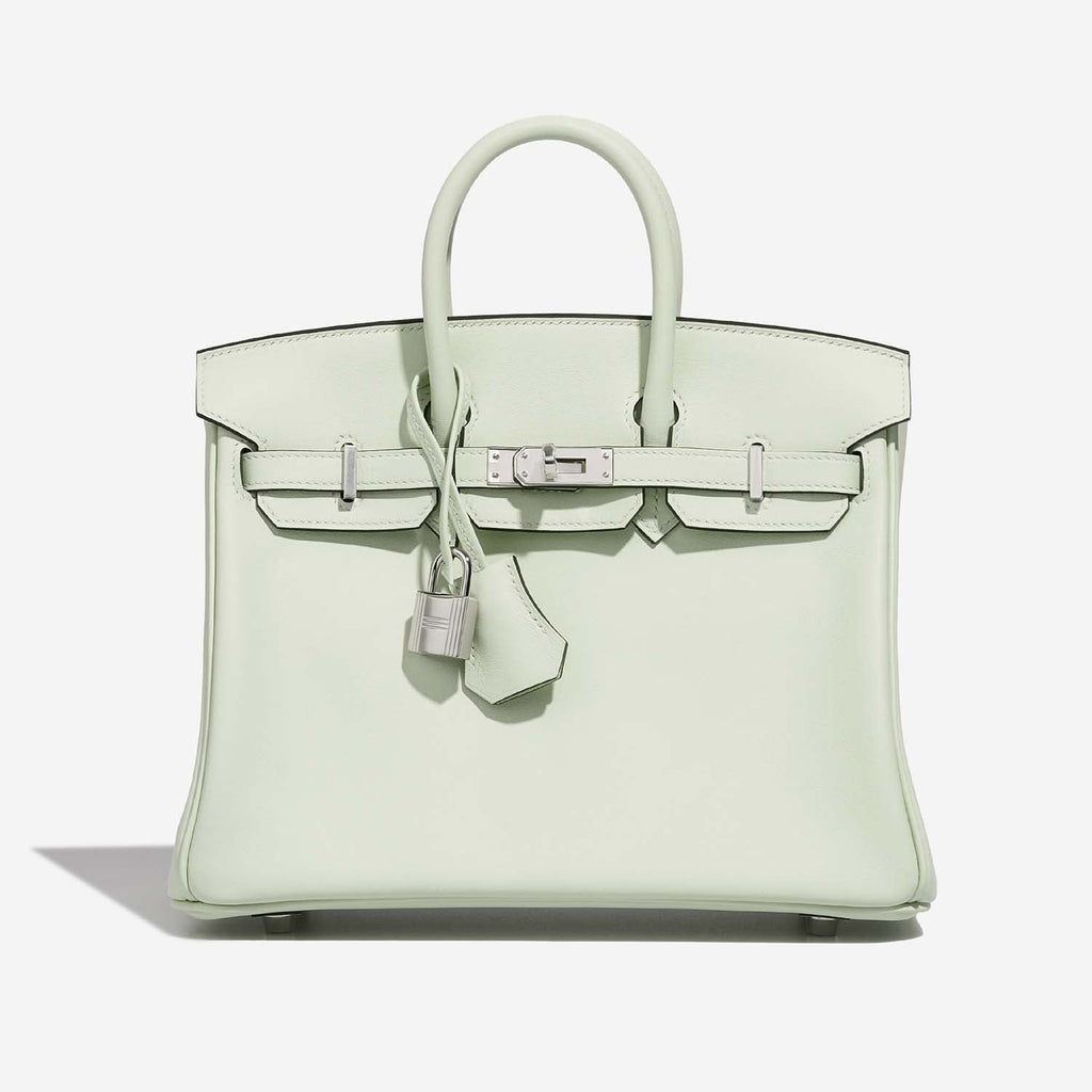 Birkin 25 Swift Vert Fizz Hermes оригінал – Купити в Україні – боковий вид