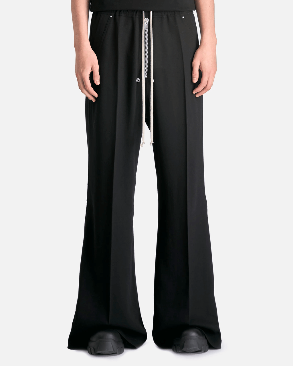 Wide Belas In Black Rick owens оригінал – Купити в Україні – боковий вид
