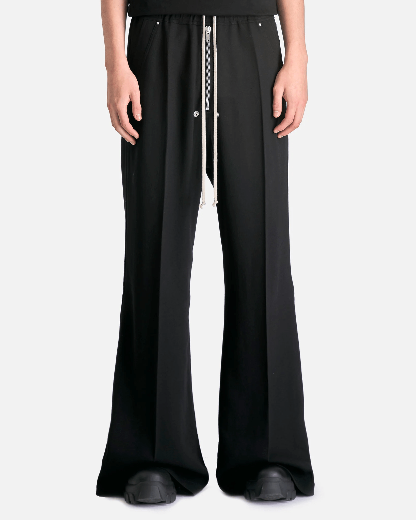 Wide Belas In Black Rick owens оригінал – Купити в Україні – боковий вид