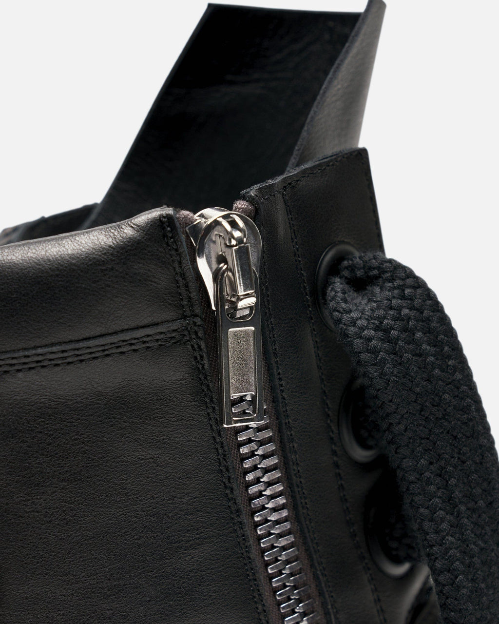 Wide Lace Bozo Tractor Boot In Black Rick owens оригінал – Купити в Україні – детальний вид