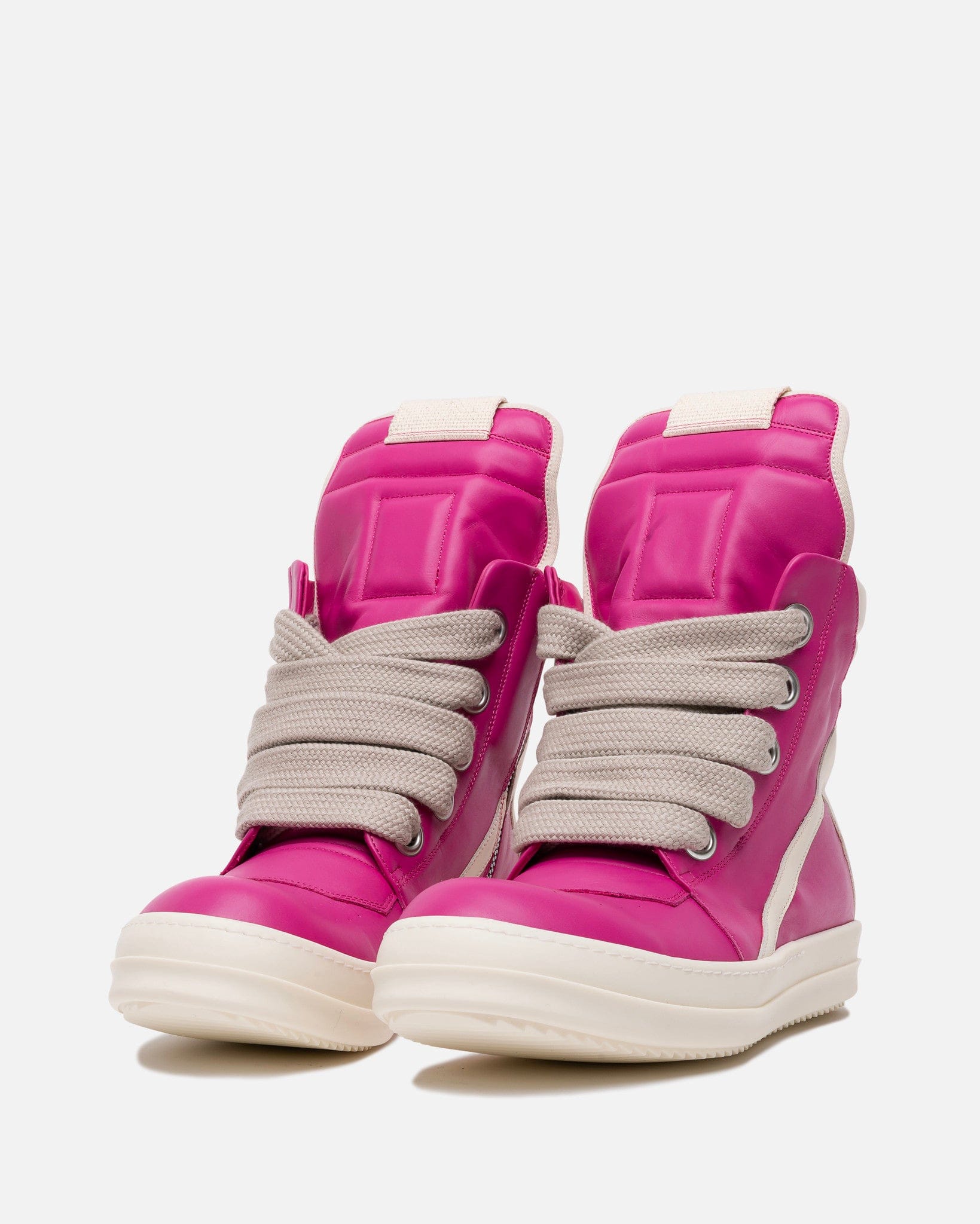 Оригінальна Wide Lace Geobasket In Hot Pink Rick owens – вид ззаду