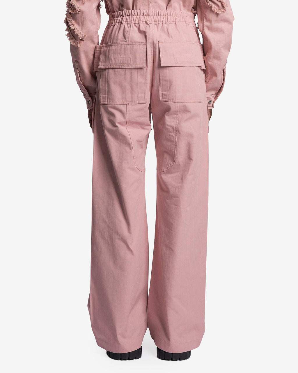 Wide Leg Creatch Cargo Drawstring In Faded Pink Rick owens оригінал – Купити в Україні – детальний вид