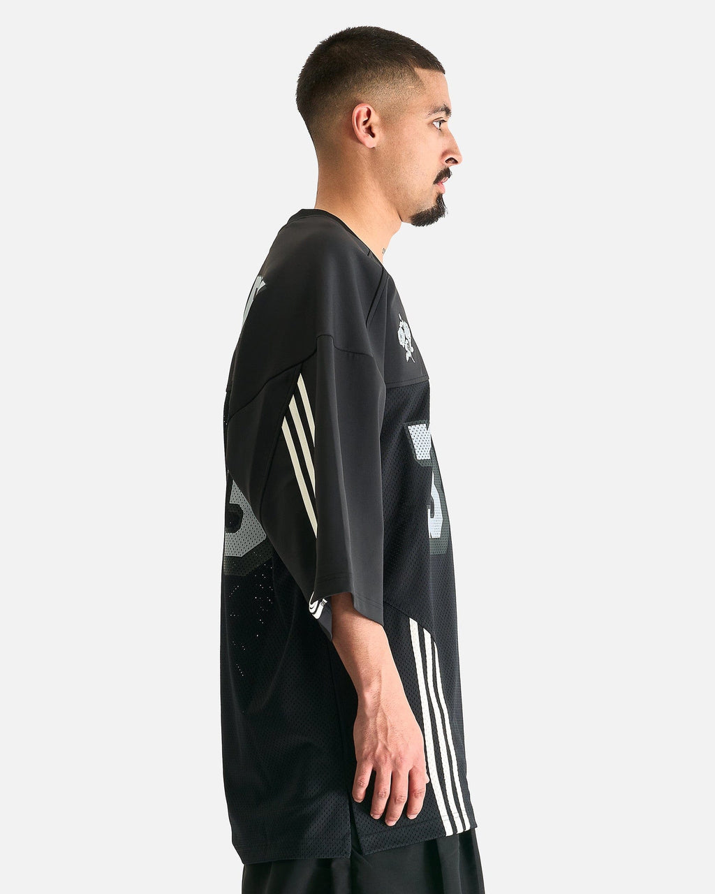 Оригінальна Willy Chavarria Football Jersey In Black Adidas – вид ззаду