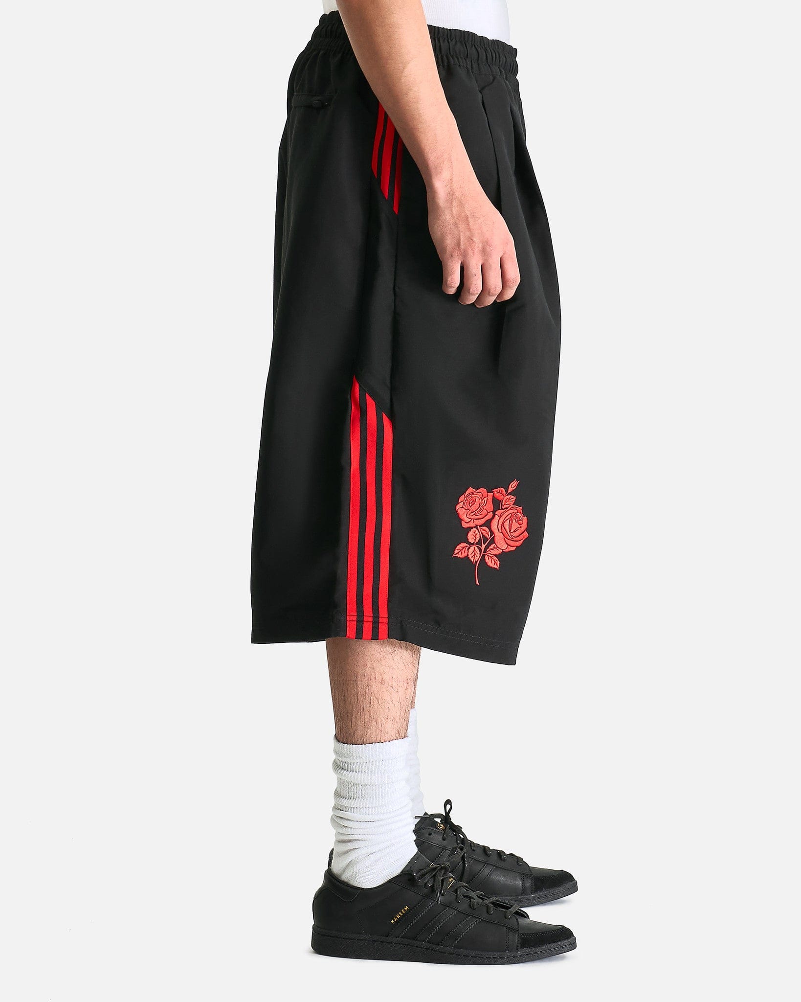 Willy Chavarria Long Short In Black Adidas – Гарантія оригінальності – вид ззаду - ADIDAS