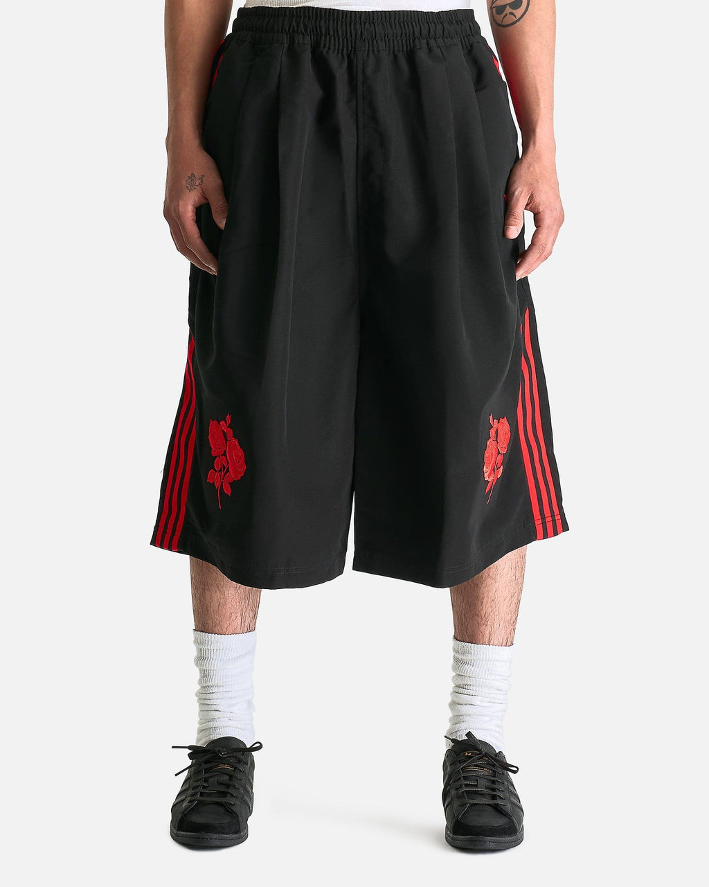 Willy Chavarria Long Short In Black Adidas – Гарантія оригінальності – боковий вид