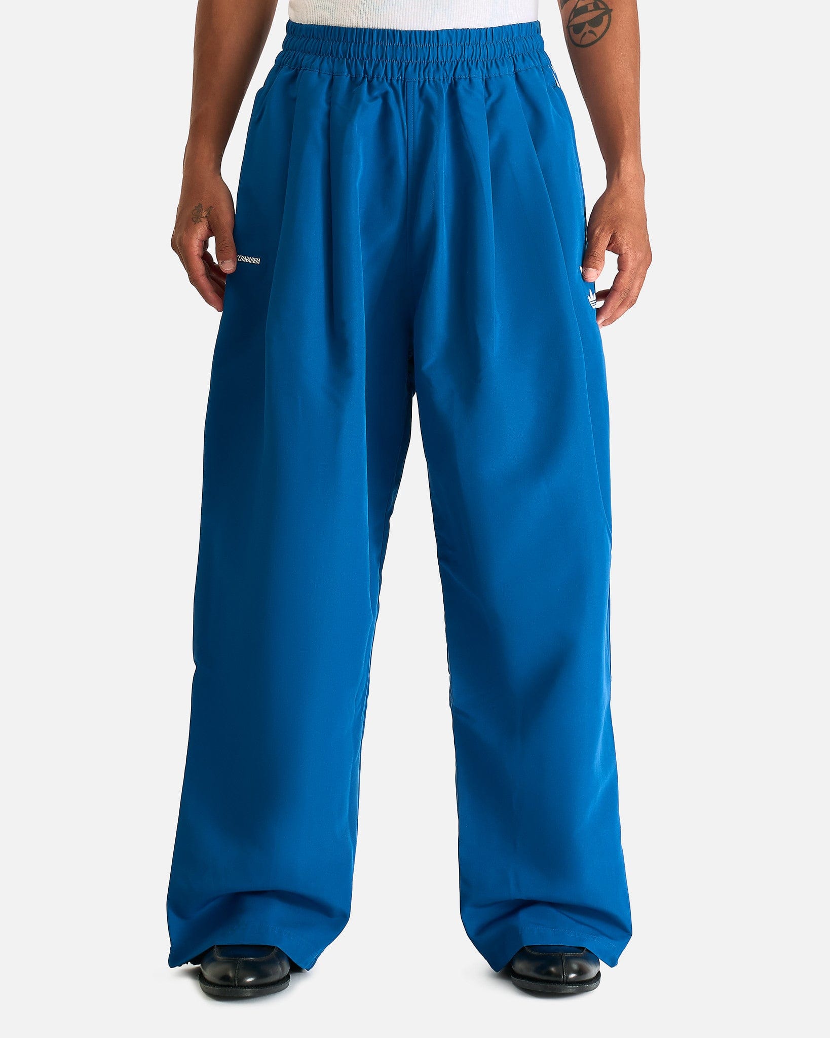 Willy Chavarria Track Pant In Blue Adidas – Гарантія оригінальності – боковий вид - ADIDAS