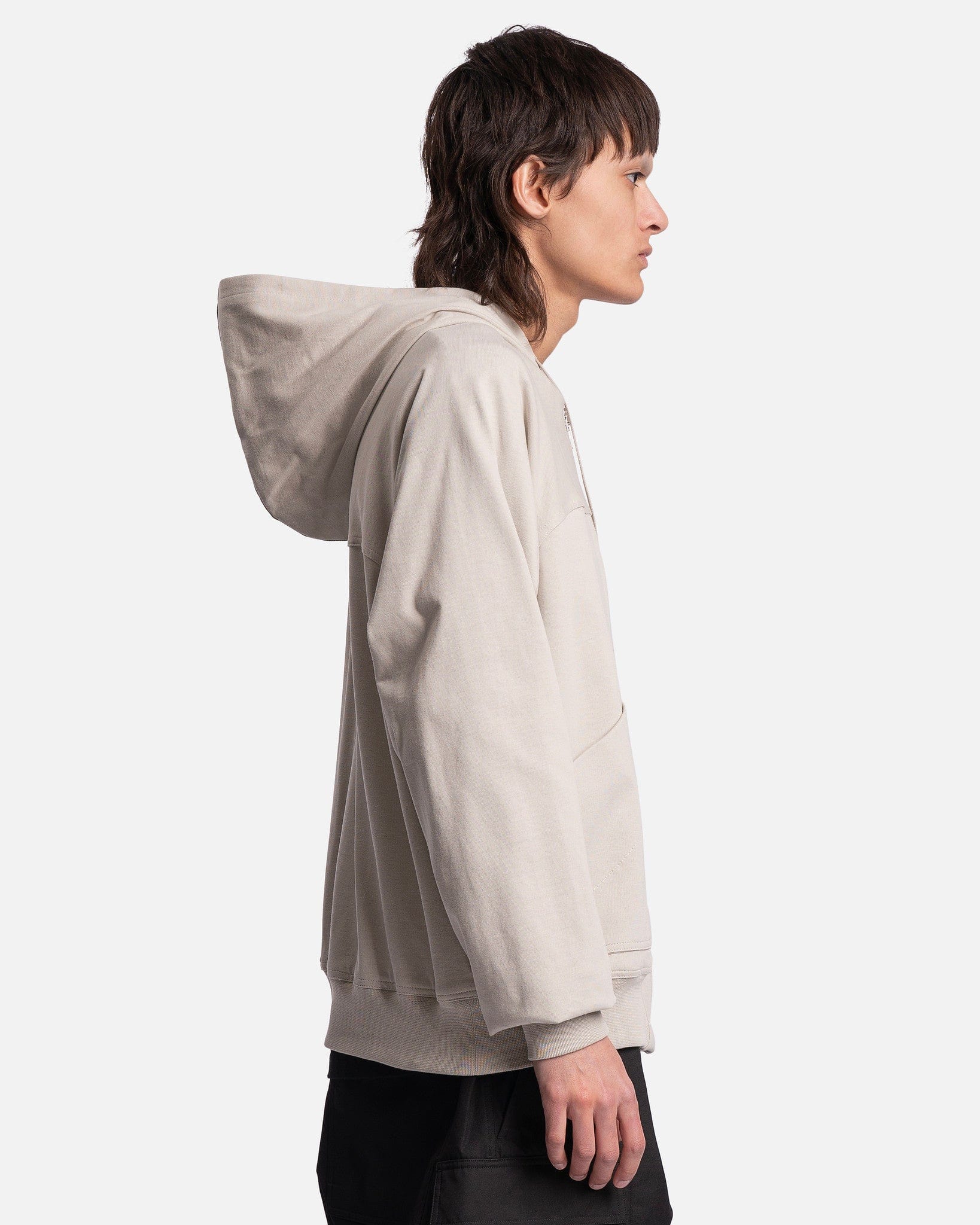 Windbreaker Hoodie In Pearl Rick owens оригінал – Купити в Україні – вид ззаду