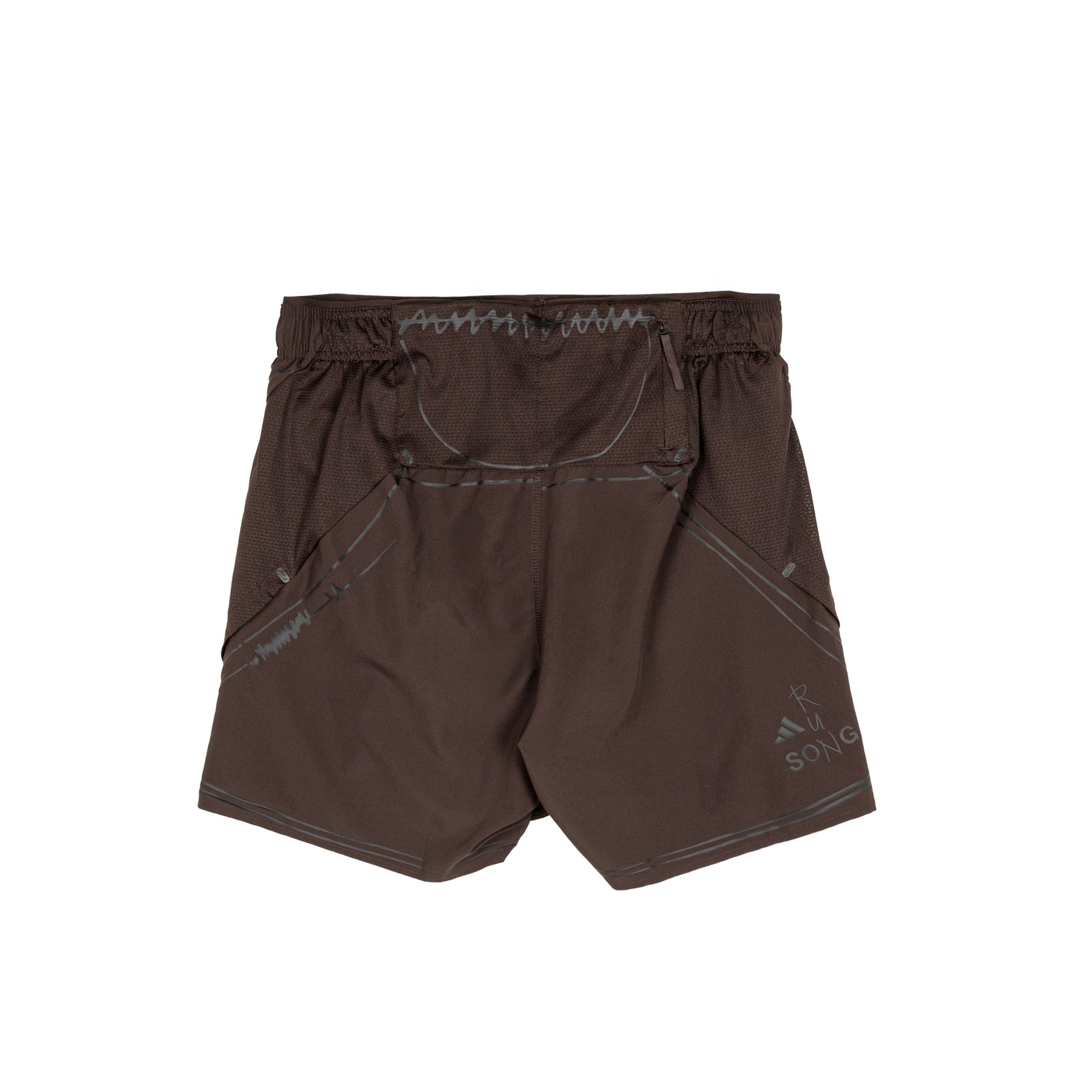 X Song For The Mute Adi365 Running Shorts Adidas – Гарантія оригінальності – вид ззаду - ADIDAS