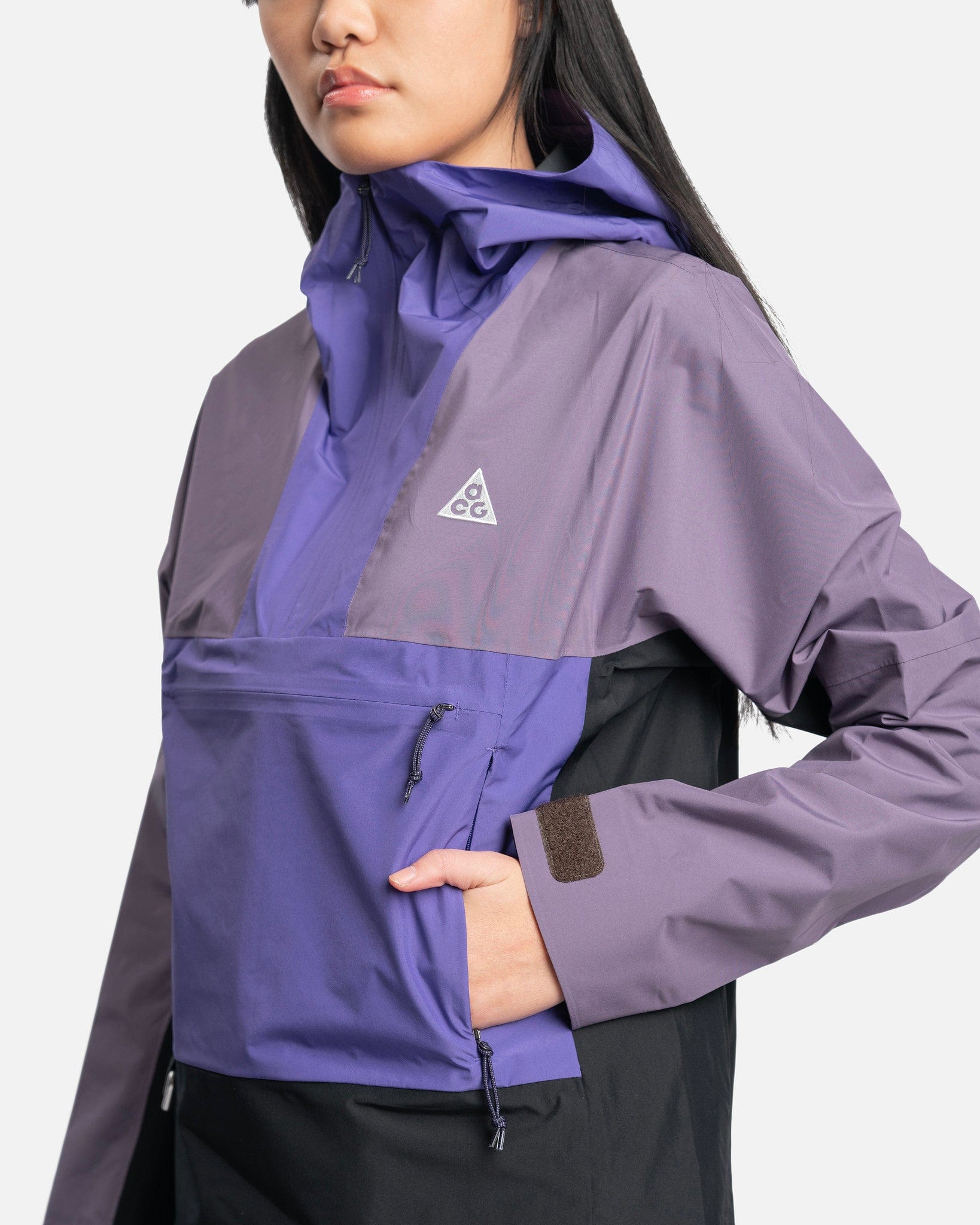 Womens Acg Cascade Rain Jacket In Dark Iris Nike оригінал – Купити в Україні – збільшений вид