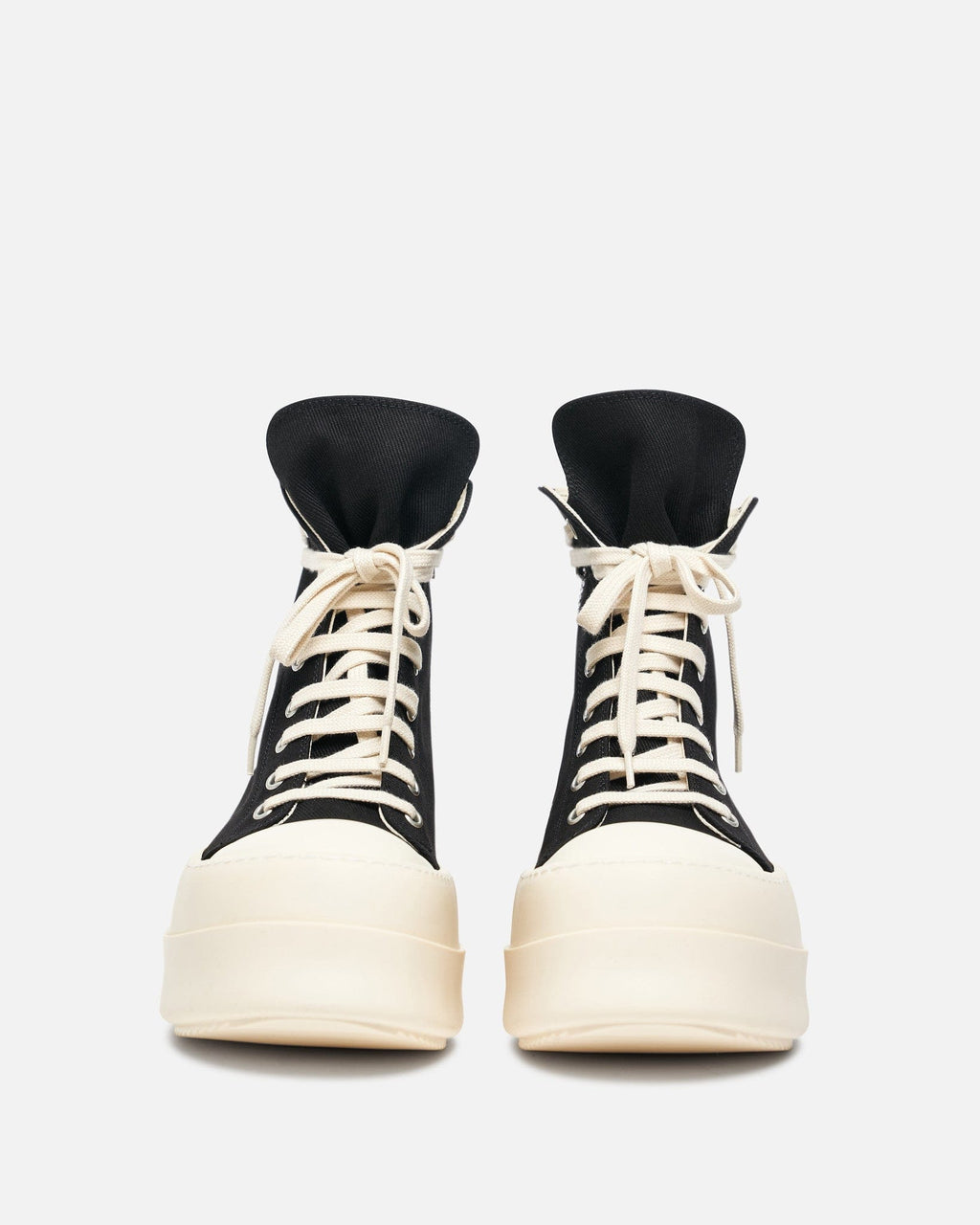 Оригінальна Womens Mega Bumper Sneakers In Black Rick owens – вид ззаду