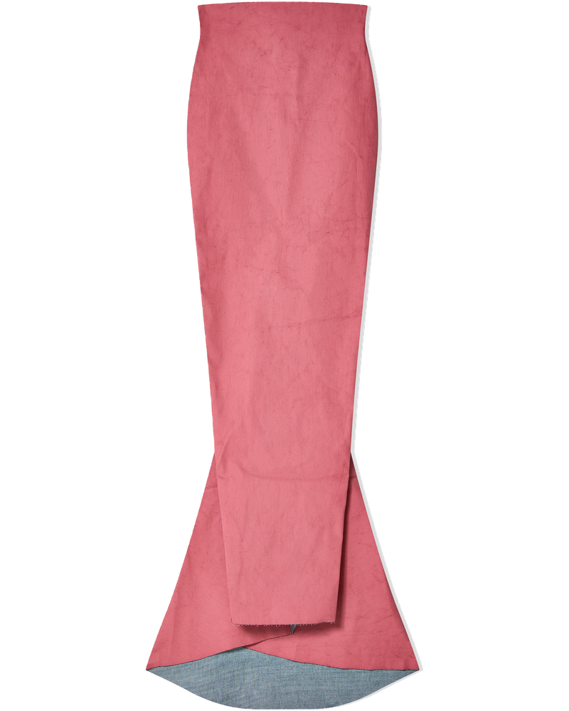 Оригінальна Womens Al Pillar Denim Skirt Rick owens