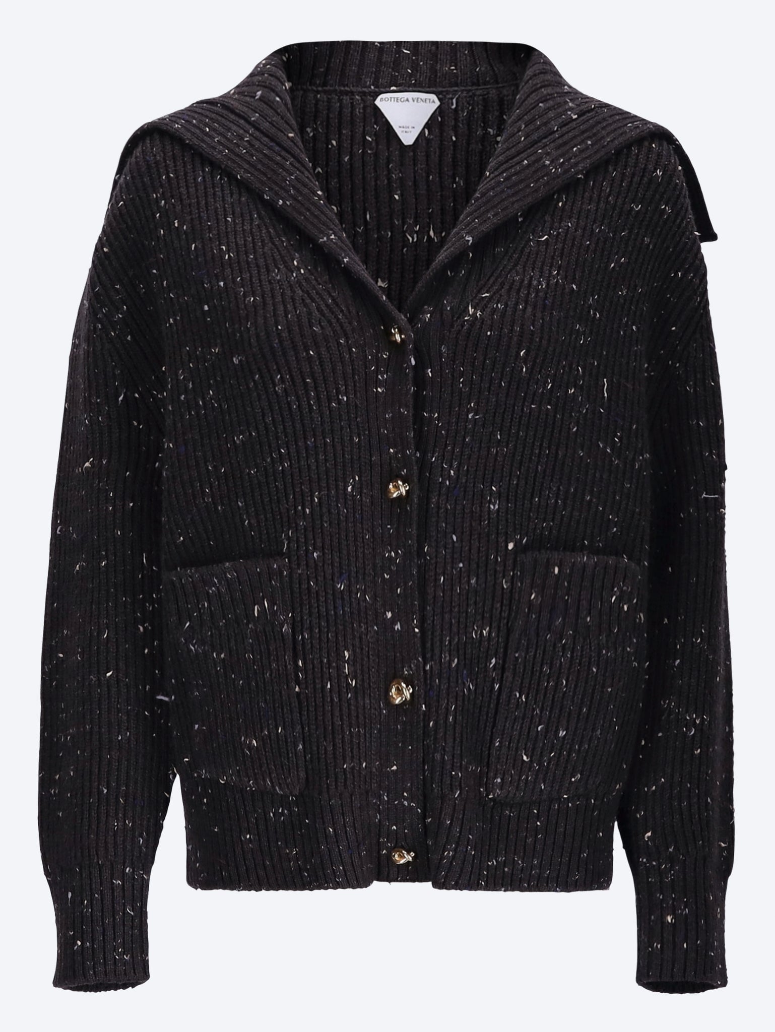 Wool Cardigan Bottega veneta – Гарантія оригінальності – боковий вид