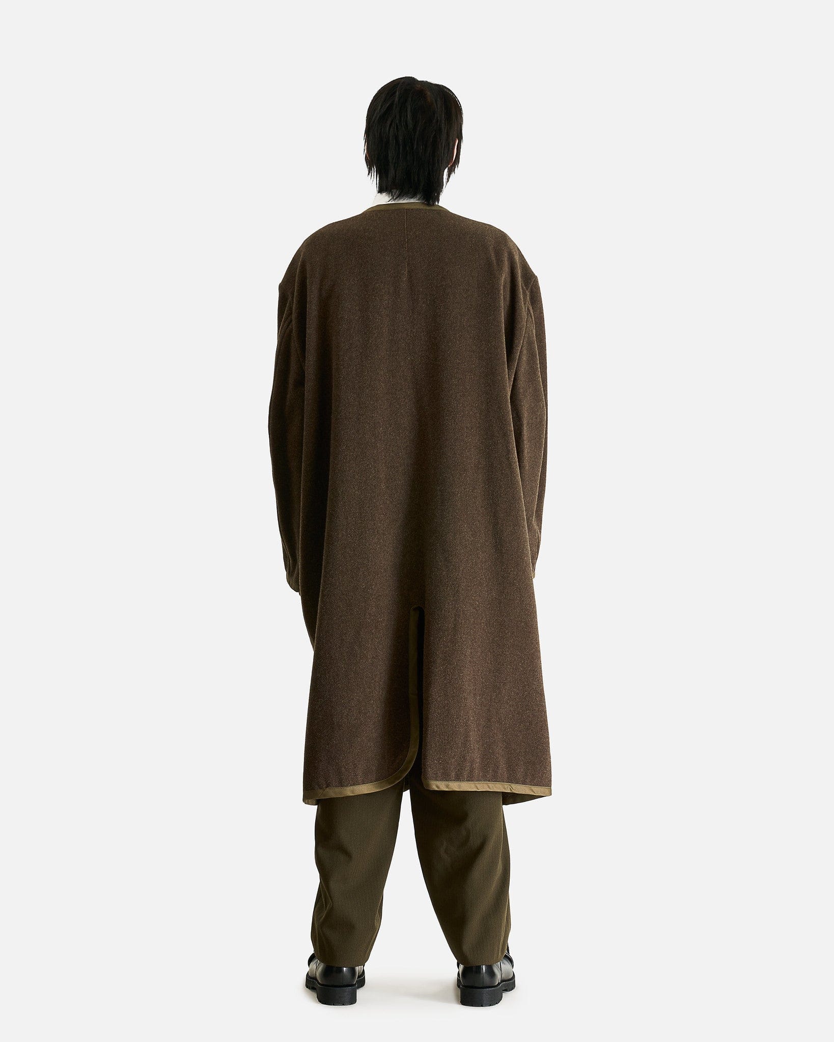 Wool Liner Coat In Khaki Comme des garcons оригінал – Купити в Україні – детальний вид