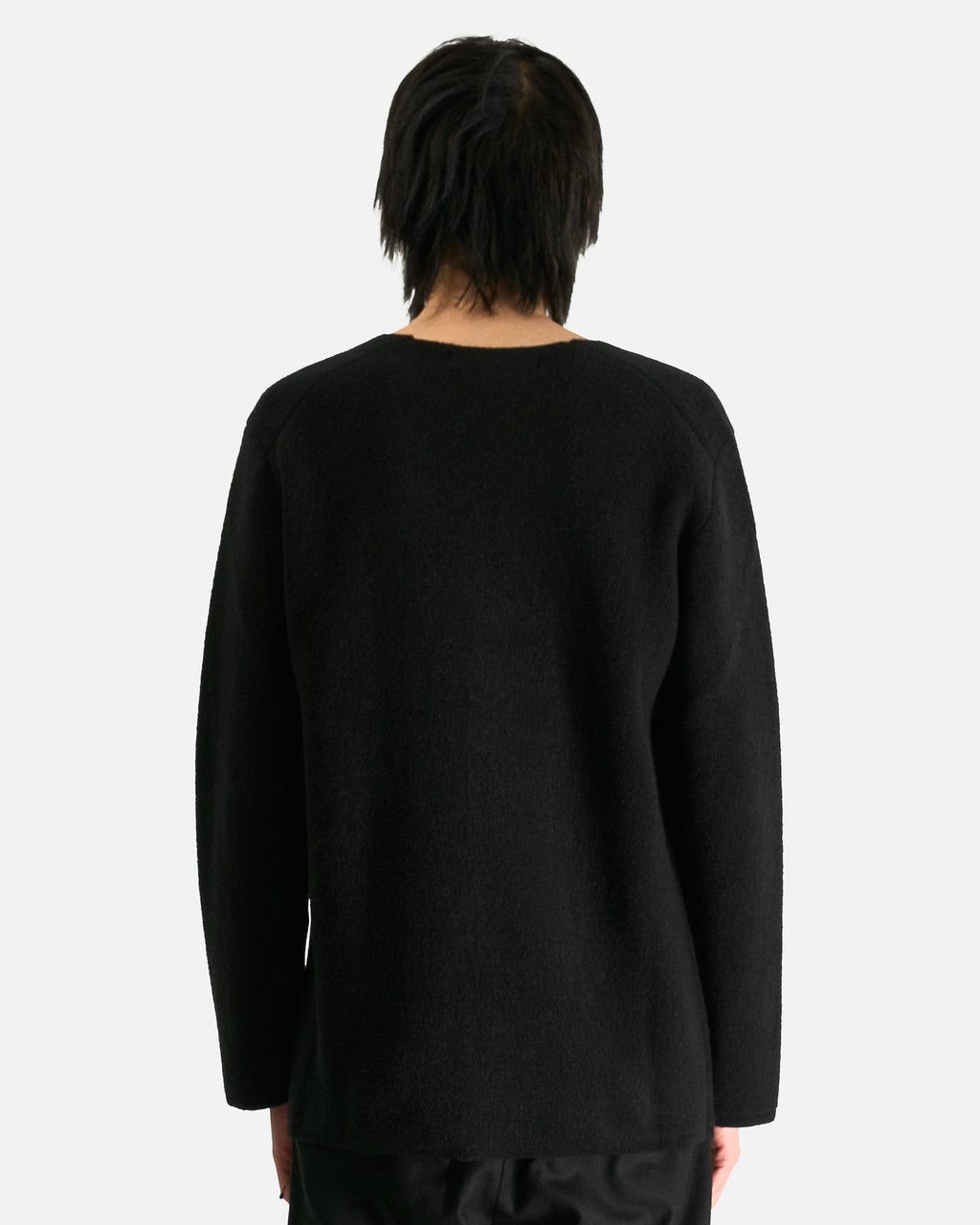Wool Nylon Sweater In Black Comme des garcons оригінал – Купити в Україні – детальний вид