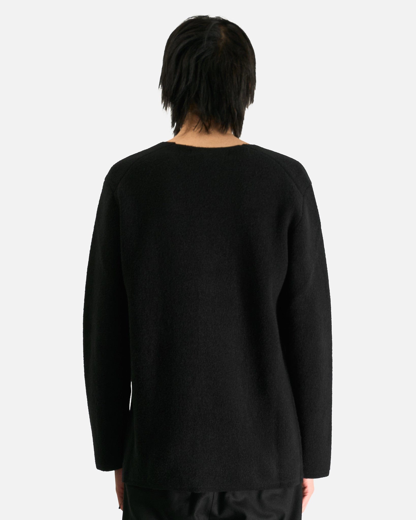 Wool Nylon Sweater In Black Comme des garcons оригінал – Купити в Україні – детальний вид