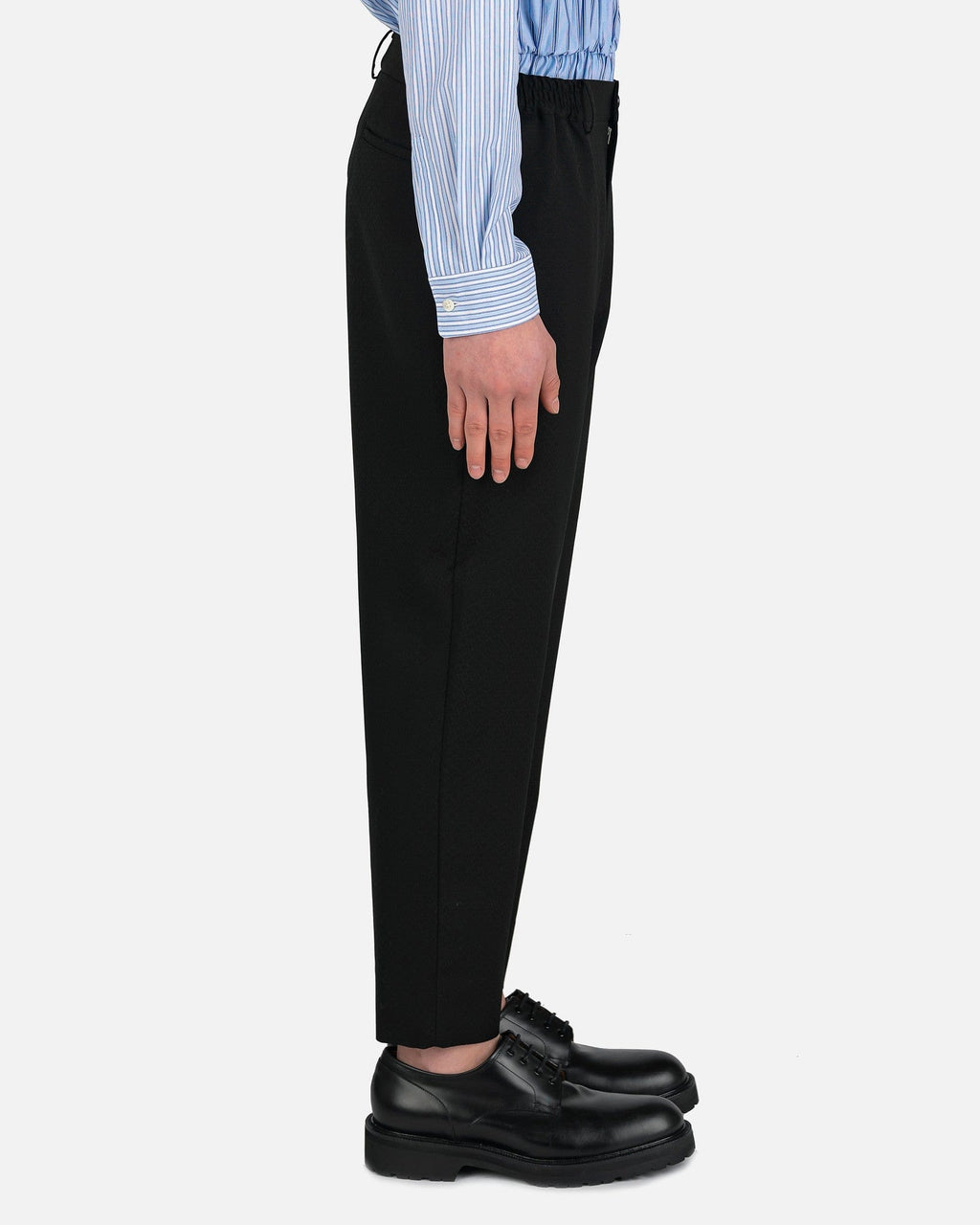 Оригінальна Deconstructed Pants In Black Comme des garcons – вид ззаду