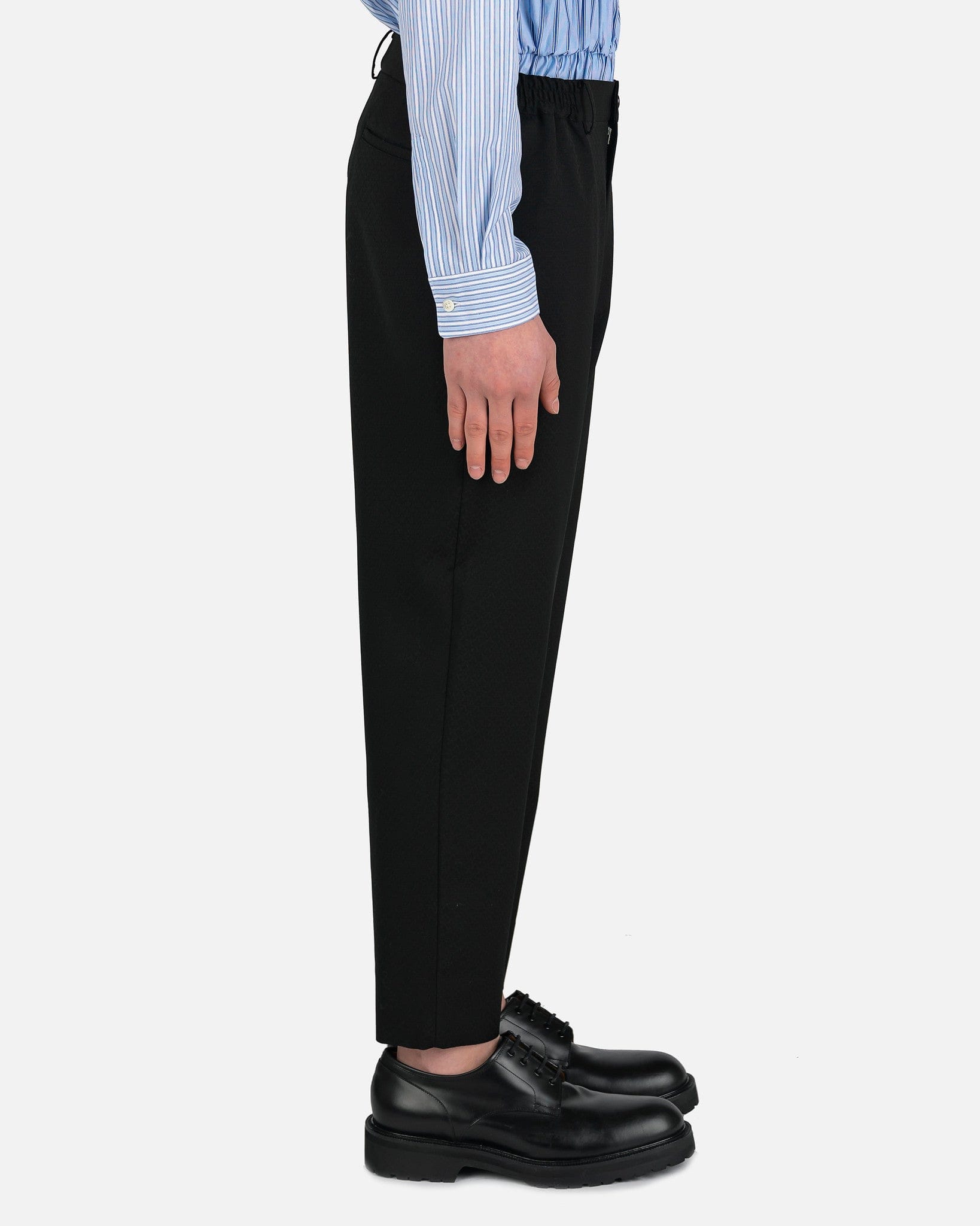 Оригінальна Deconstructed Pants In Black Comme des garcons – вид ззаду