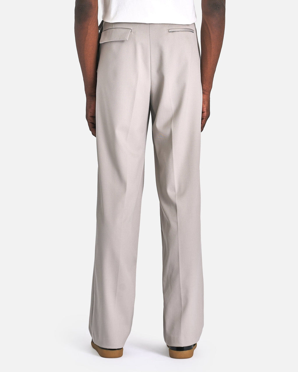 Wool Pouch Tailored Pants In Taupe Maison margiela – Гарантія оригінальності – детальний вид