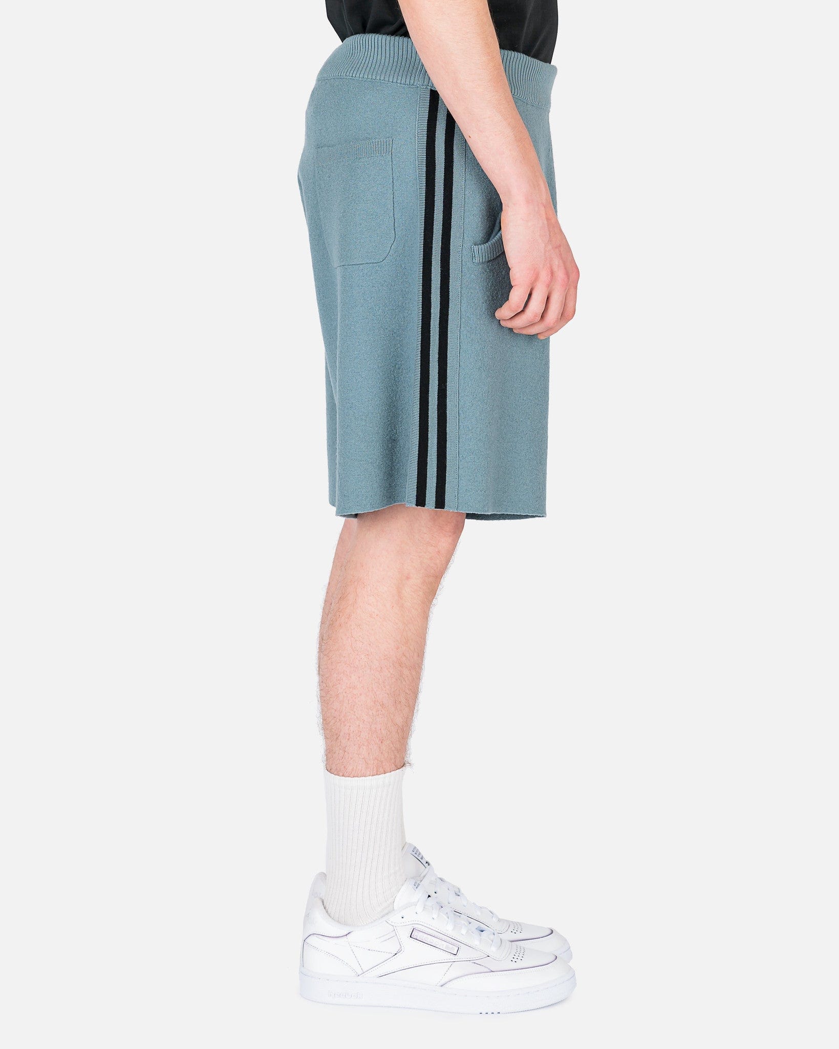 Wool Shorts In Slate Blue Maison margiela оригінал – Купити в Україні – вид ззаду