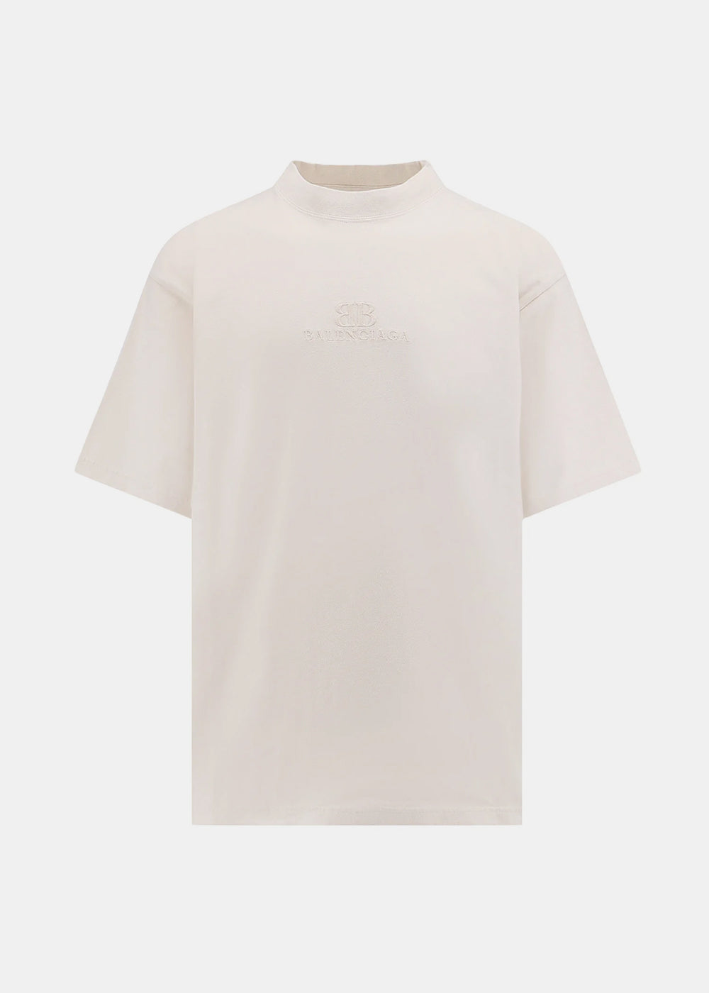 Ecru Bb Classic T-Shirt Balenciaga – Гарантія оригінальності – боковий вид