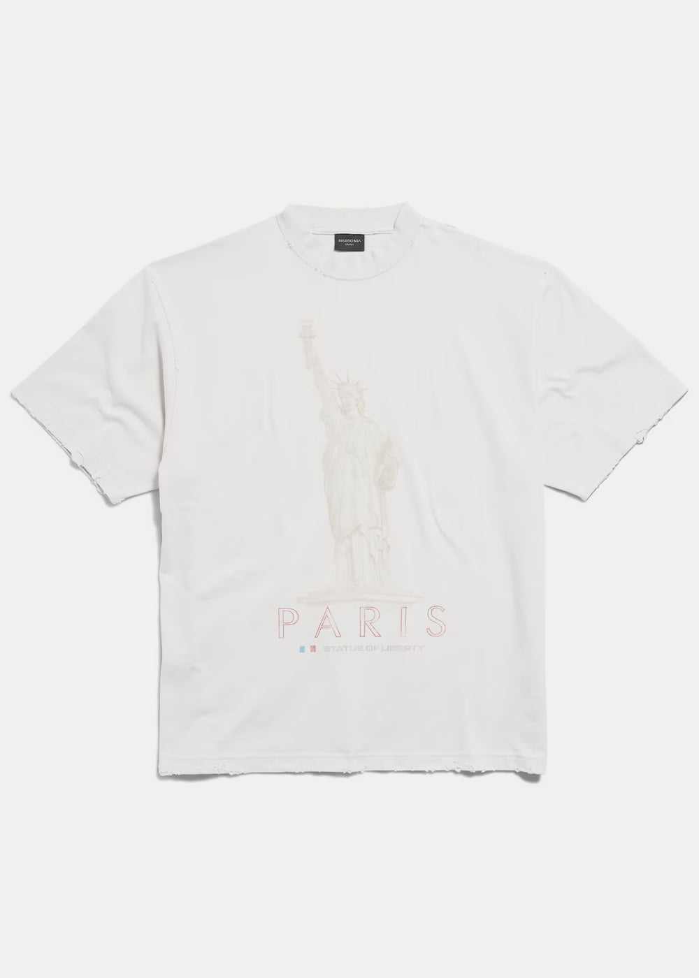 Оригінальна Off White Paris Liberty T-Shirt Balenciaga – боковий вид
