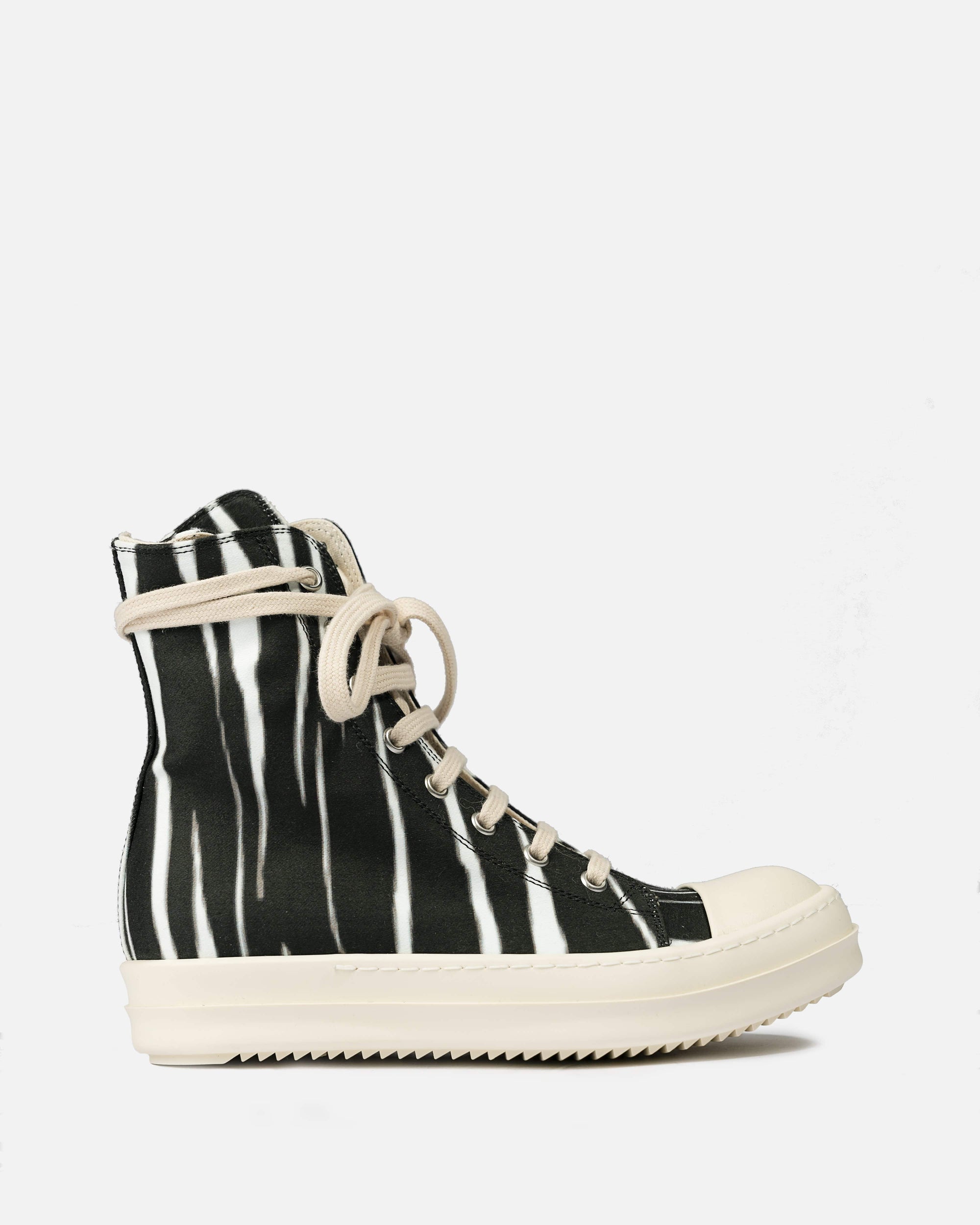 Zebra Ramones In Black Rick owens – Гарантія оригінальності – боковий вид