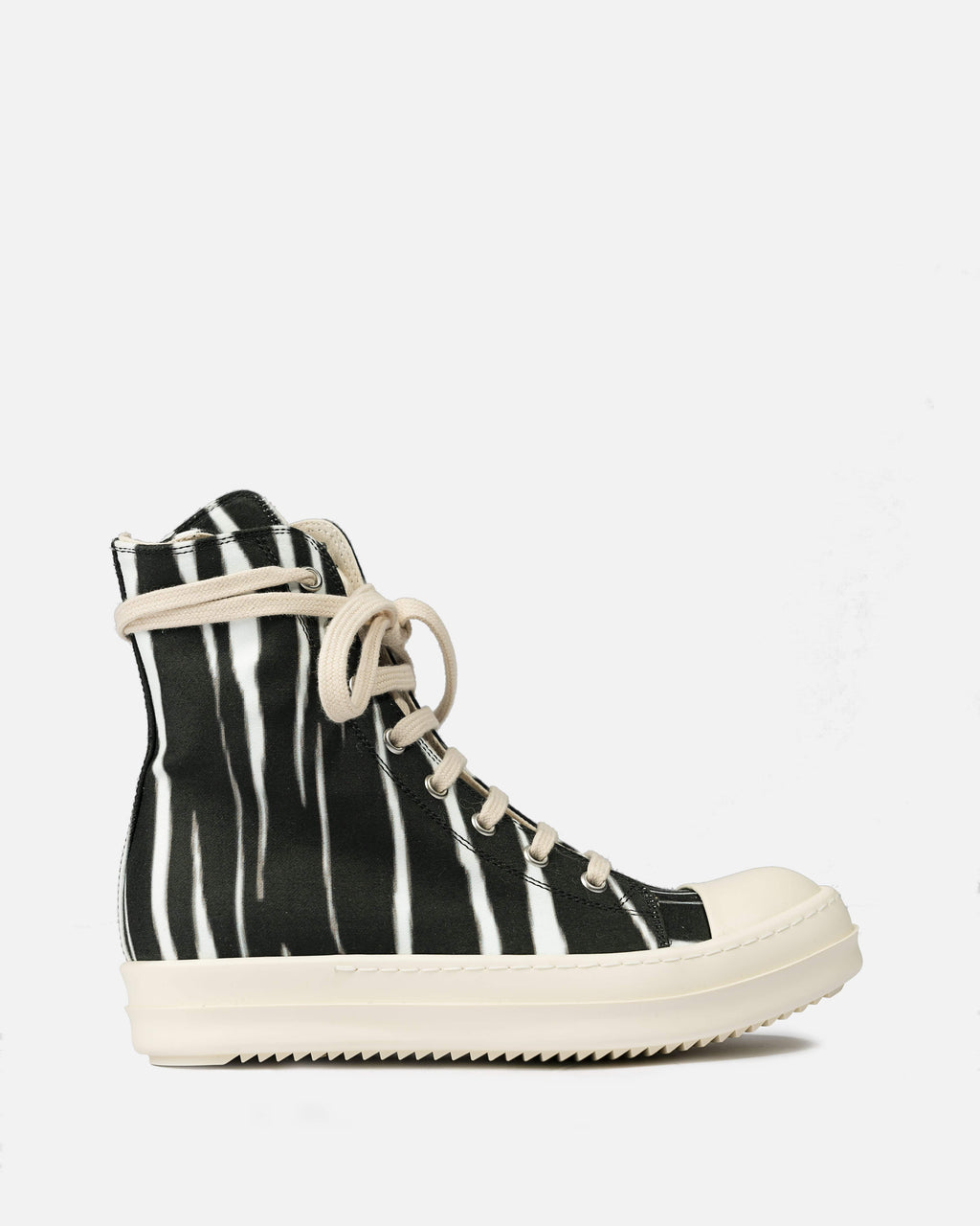 Zebra Ramones In Black Rick owens – Гарантія оригінальності – боковий вид