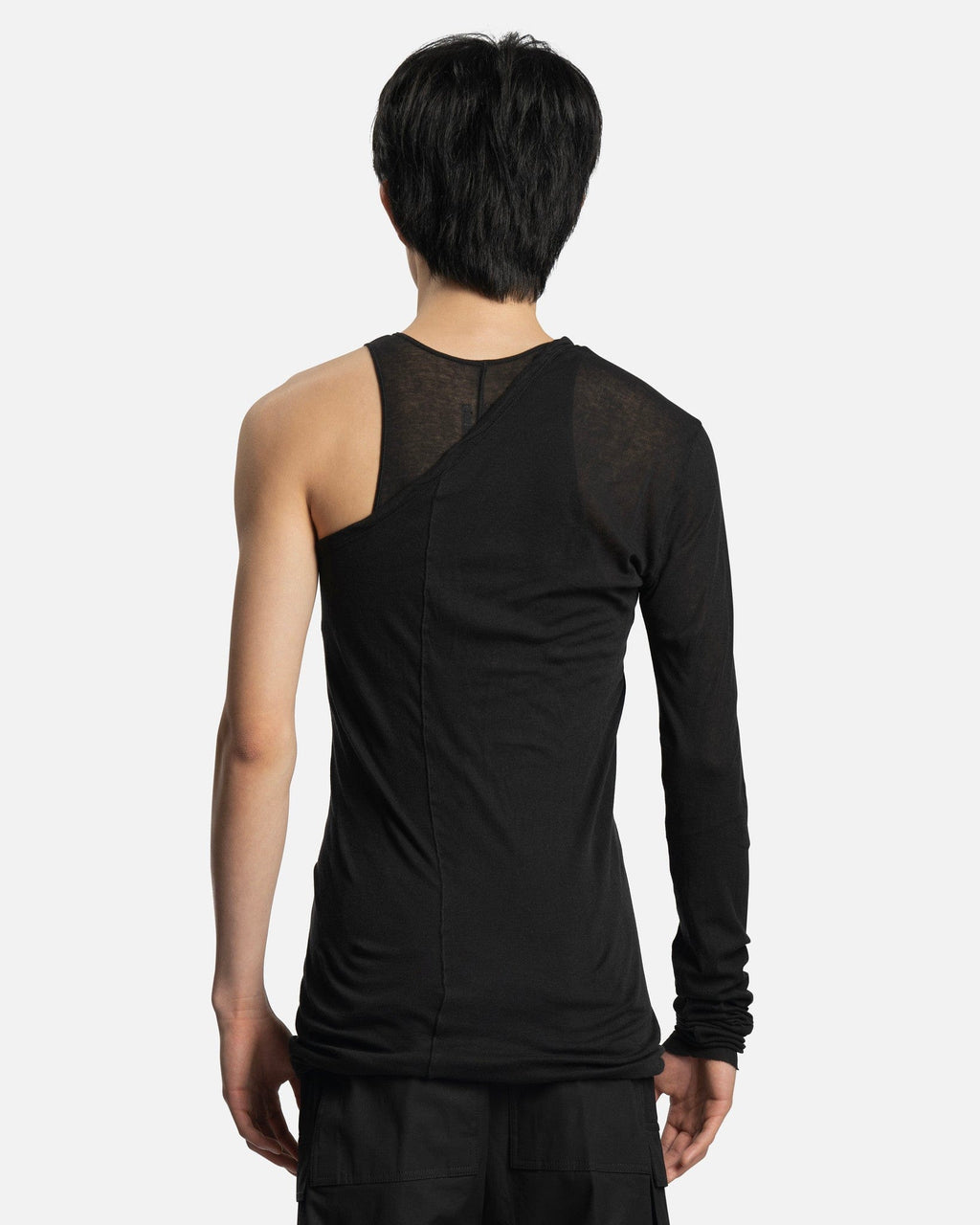 Оригінальна Ziggy Banana Tank In Black Rick owens – детальний вид