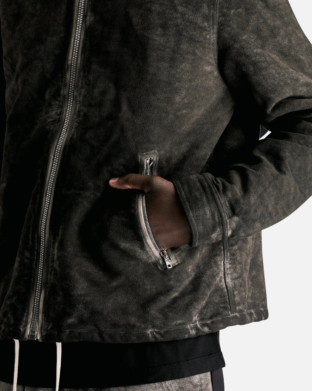 Zipfront Jacket In Dusk Rick owens оригінал – Купити в Україні – збільшений вид