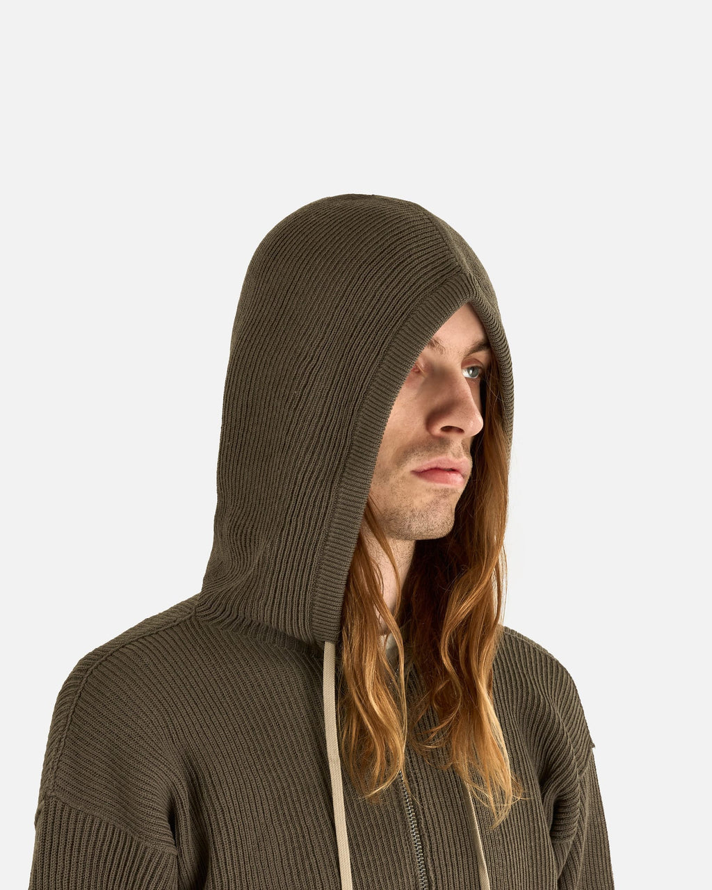 Оригінальна Zipped Hood In Dust Rick owens – збільшений вид