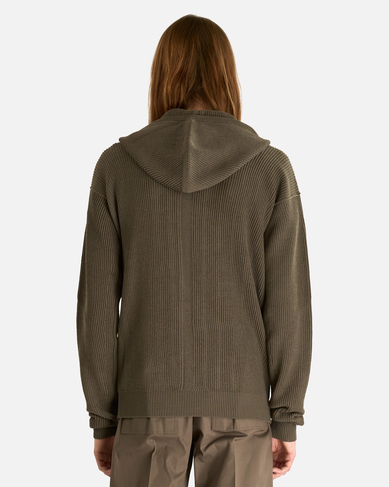Оригінальна Zipped Hood In Dust Rick owens – детальний вид