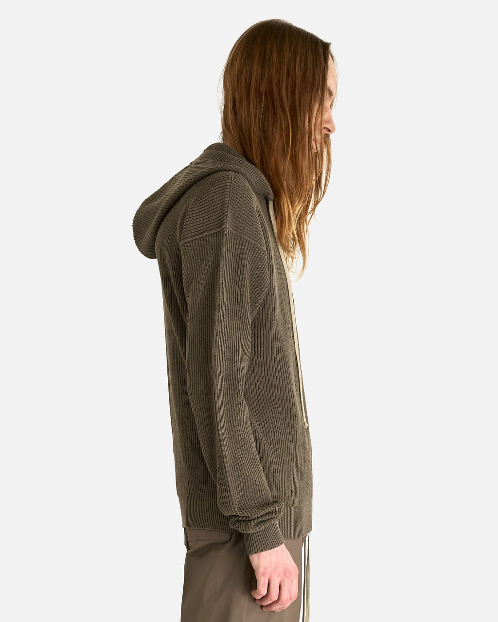 Оригінальна Zipped Hood In Dust Rick owens – вид ззаду