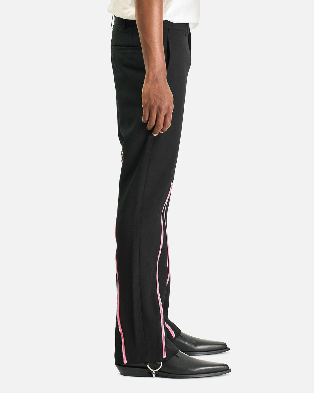 Оригінальна Zipper Pant In Black Comme des garcons – вид ззаду